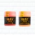 Kit 2 Pó Neon Decoração Bolo Doces Laranja Amarelo Gema 825