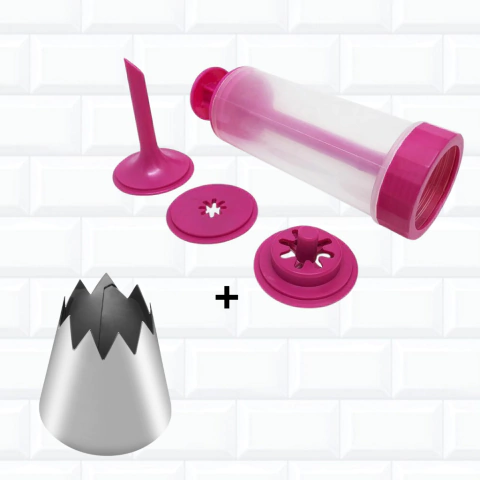 Máquina de Churros Fácil + Bico Churros Inox G Molde 869