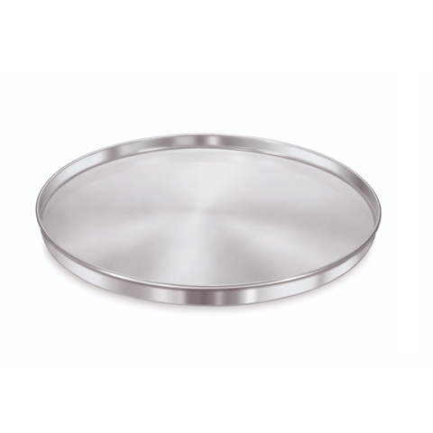 FORMA DE PIZZA EM ALUMINIO C/ BORDA - 20 CM