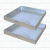 Kit 2 Formas De Brownie 35x35x3 Palha Italiana Assadeira Alumínio 457