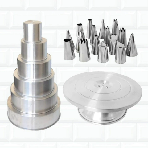 Kit Confeiteiro Formas Bailarina Bico + Brinde 21