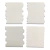 KIT MINI ESPÁTULAS DECORATIVAS COM 4 PEÇAS - BRANCO