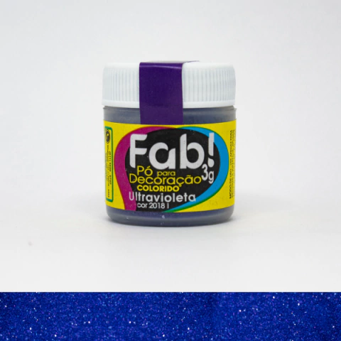 PÓ PARA DECORAÇÃO - ULTRAVIOLETA