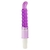 Vibrador pessoal G-Spot Jelly roxo com textura em relevo e ponta curvada.