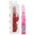Vibrador Rotativo Rabbit rosa com controle, embalagem visível ao fundo.