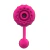 Vibrador de Ponto G e Clitóris com Pulsação - Rosa Snak - loja online
