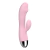 Vibrador Ponto G Silicone c/ Estimulador - Recarregável