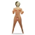 Boneca Inflável c/ Vibrador, Vagina e Ânus - Sex Shop - Loja Sexy Shop | Pimentinha Sex Shop