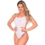 Body Sexy em Renda - Cor Branca - comprar online