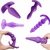 Kit com 6 Plug Anal - Roxo - comprar online