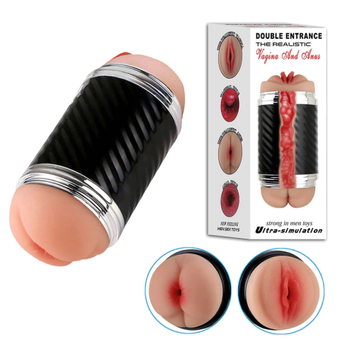 Masturbador Vagina e Ânus - Flashlight