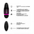 Máquina do Sexo Mini - Black Whirlwind, vibrador com controle de temperatura e 7 modos de vibração, mostrando instruções de uso