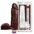 Pênis Negro com Vibrador - 20,5 x 4,7 cm