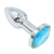Imagem do Plug Anal de Metal c/ Pedra Tam. Extra PP - 5,6 x 1,8 cm