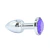 Plug Anal de Metal c/ Pedra Tam. PP - 6,6 x 2,2 cm na internet