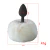 Plug Anal aveludado com Rabo Coelho Branco - Tam. P - comprar online