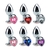 Plug Anal em Metal Colors - Coração - comprar online