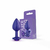 Plug Anal M em Polipropileno - Roxo Glitter