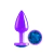 Plug Anal de Plástico c/ Pedra - Tam. P - comprar online