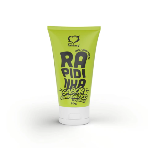 Rapidinha - Gel Lubrificante Beijável Sabor Energético Maçã Verde - 30g