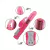 Vibrador Rotativo Recarregável c/ Pérolas - Rosa - loja online