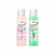 Frascos de sabonete íntimo líquido Hot Flowers, um de morango e champanhe e outro de menta, ambos com 35 ml.