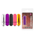 Vibrador Bullet Cápsula Mini à Bateria - Cromado - comprar online