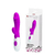 Vibrador Snappy em silicone roxo com design ergonômico e embalagem.