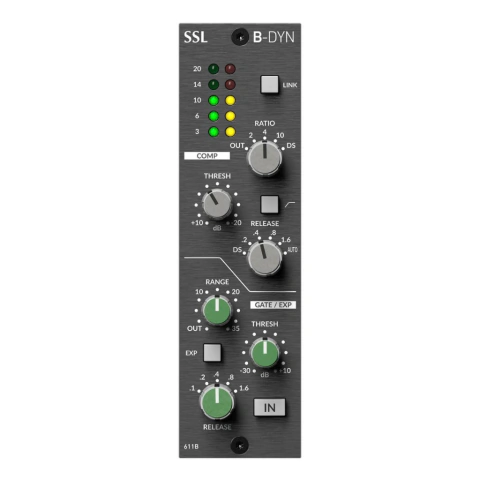 Solid State Logic SSL 4KB Dynamics (4K B-DYN) | Módulo de Procesamiento de Dinámica Serie 500