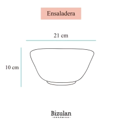 Ensaladera Salpicada B&N | XL - comprar online
