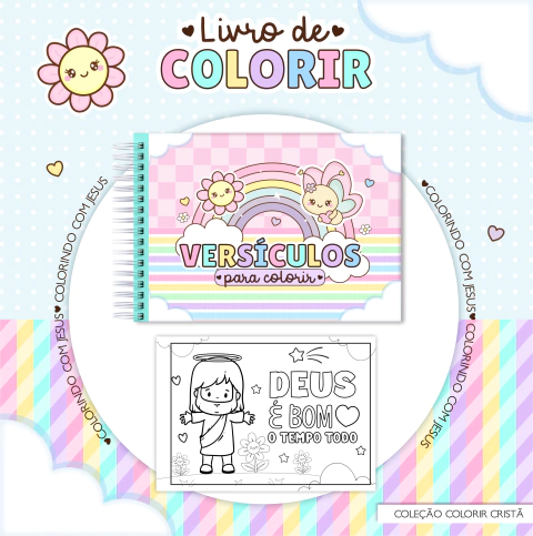 Livro de Colorir Cristão - comprar online