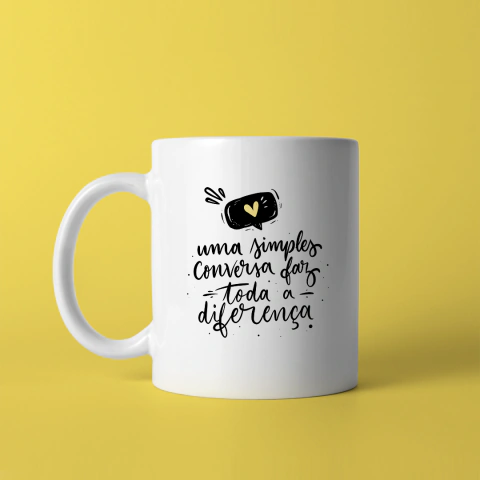 Caneca Personalizada Setembro Amarelo