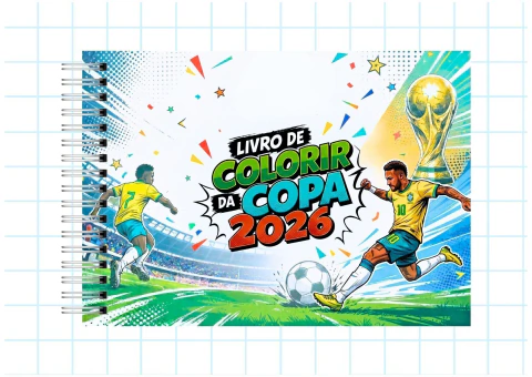 Livro de Colorir Copa do Mundo 2026