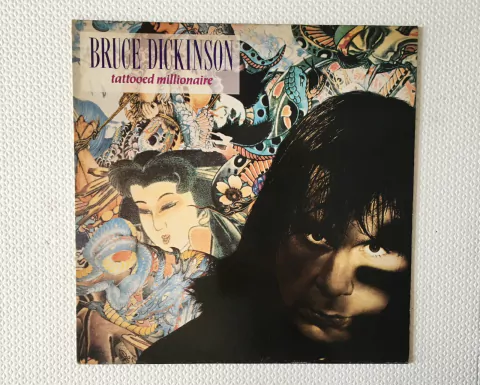 Bruce Dickinson - Tattooed Millionaire Vinil Espanha 1990