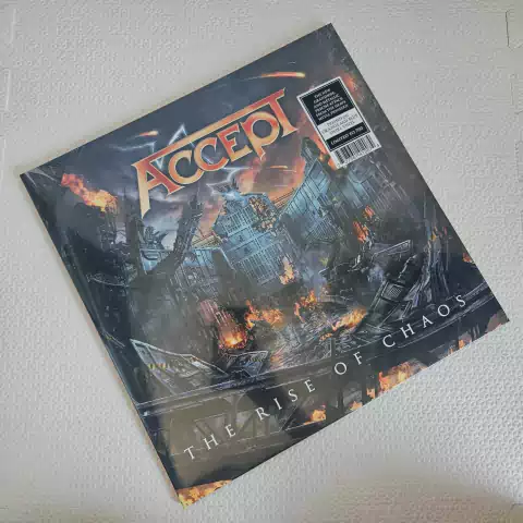 Accept - The Rise Of Chaos Vinil Duplo Orange/Blue Lacrado