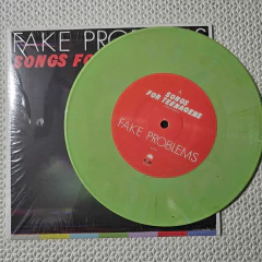 Fake Problems / The Gaslight Anthem - Songs For Teenagers 7' Neon Green - Anomalia Distro