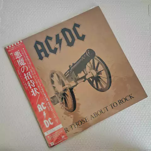AC/DC - For Those About To Rock Vinil Japão C/Obi 1981
