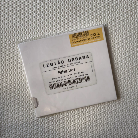 Legião Urbana – Como É Que Se Diz Eu Te Amo - Vol. 1 CD Digipack - comprar online