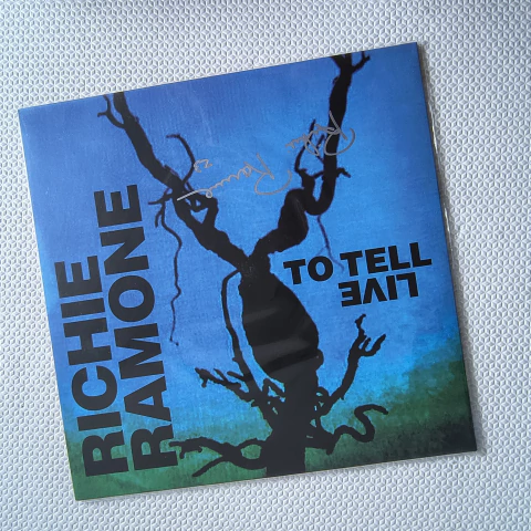 Richie Ramone – Live To Tell Vinil Autografado - comprar online