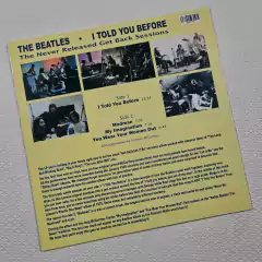 Beatles - I Told You Before Vinil Israel - comprar online