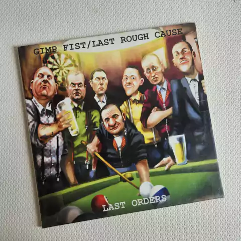 Gimp Fist / Last Rough Cause - Last Orders Vinil Red 2012