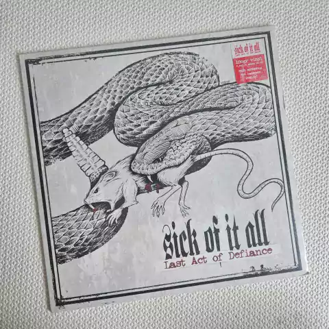 Sick Of It All - Last Act Of Defiance Vinil + CD Lacrado 2014