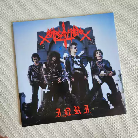 Sarcófago - I.N.R.I. Vinil 2013 Capa Azul