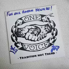 One Voice - Tradition Not Trend Vinil Com Dedicatoria