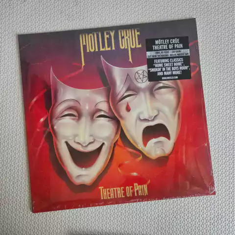 Mötley Crüe - Theatre Of Pain Vinil 2022 Lacrado