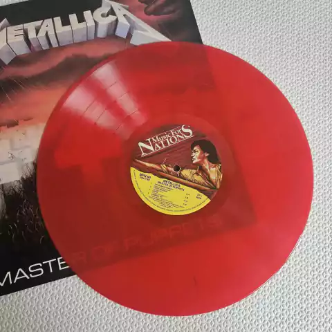 Metallica - Master Of Puppets Vinil Vermelho