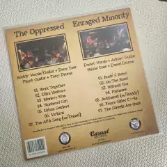 The Oppressed / Enraged Minority - Live At Crash In Freiburg Vinil 2013 - comprar online