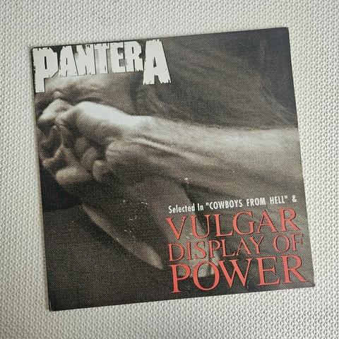 Pantera - Selected In "Cowboys From Hell" & Vulgar Display Of Power Vinil 1993