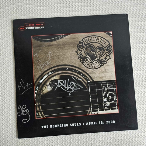 Bouncing Souls - Live At Generation Records, NYC: April 18, 2009 Vinil Autografado