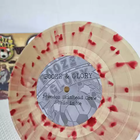 Booze & Glory Vs. On The Job - ...On The Booze! Vinil Splatter